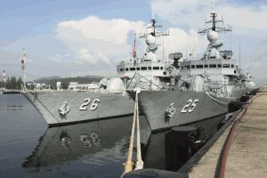 Extending the service life of two corvette warships